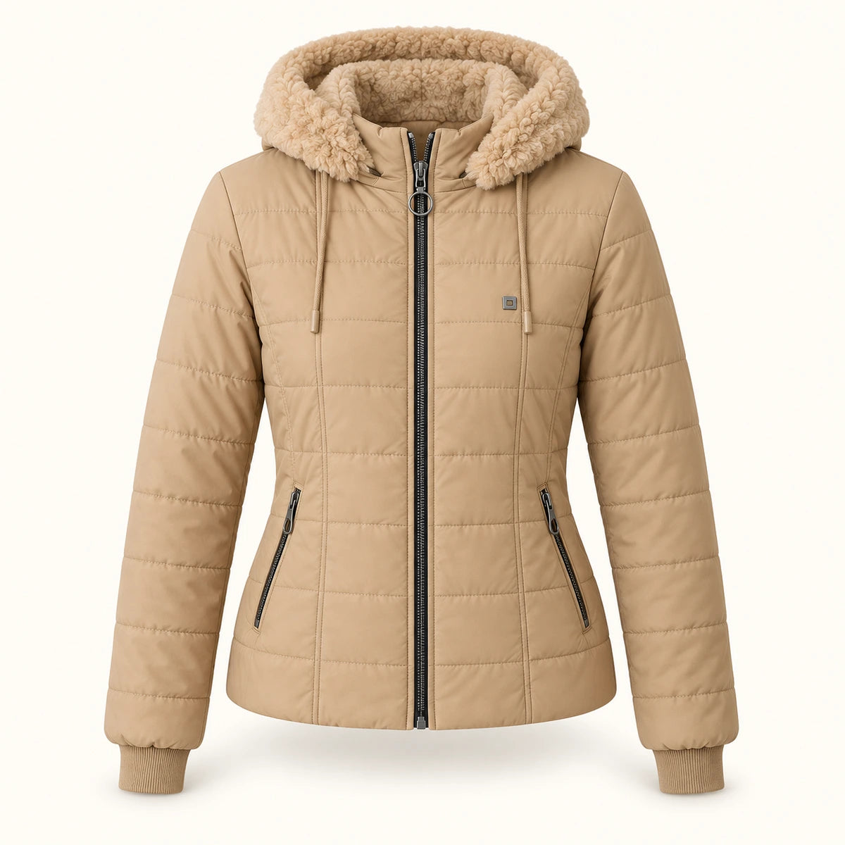 Chaqueta Ovejera para Mujer con Capota Removible | H99T