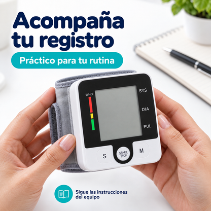 Tensiómetro Digital de Muñeca con Estuche