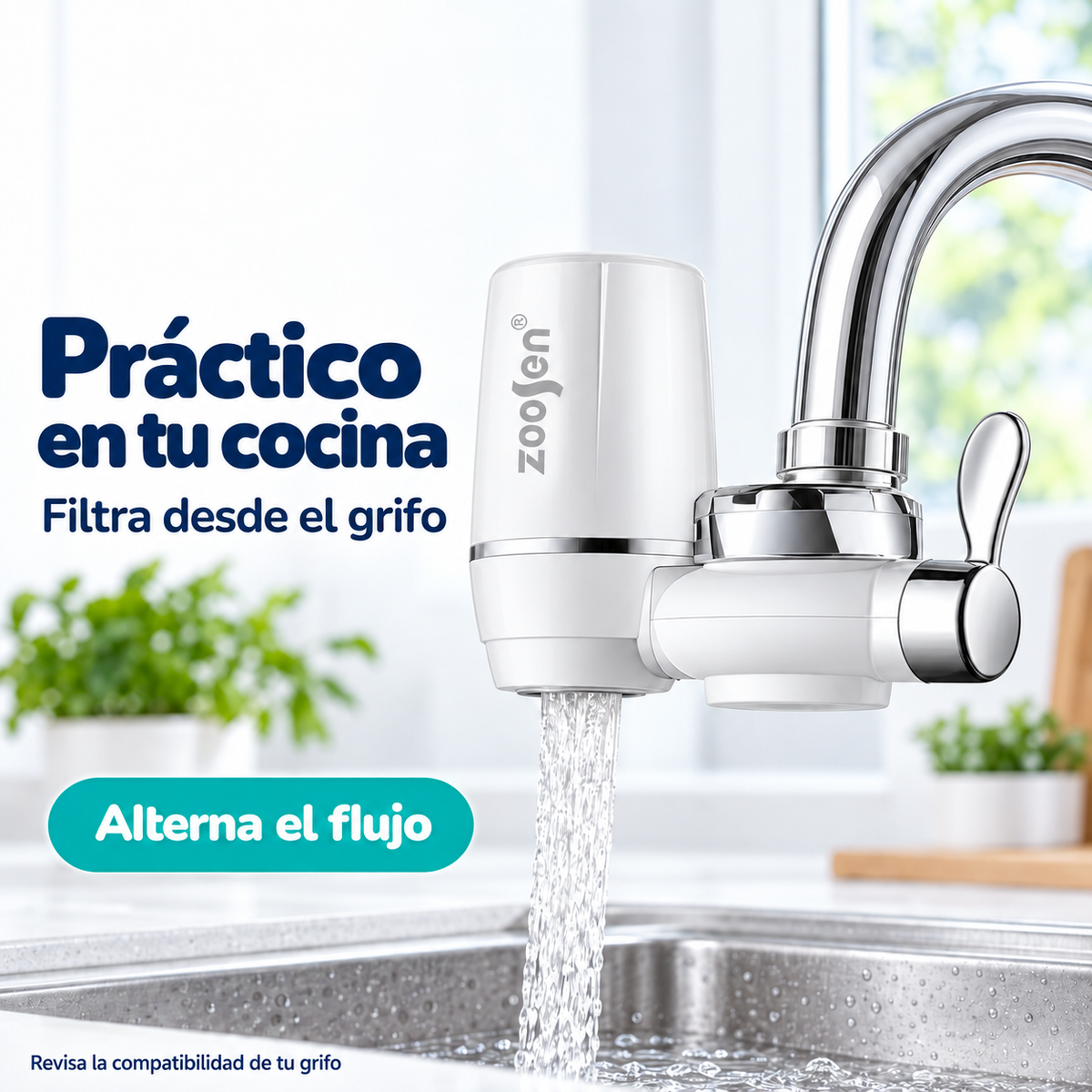 Filtro Purificador de Agua para Grifo | Sistema de 7 Niveles