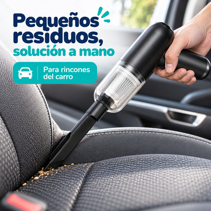 Aspiradora Portátil Inalámbrica para Carro y Hogar