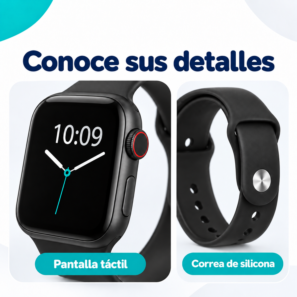 Reloj Inteligente T500 | Llamadas y Notificaciones en tu Muñeca