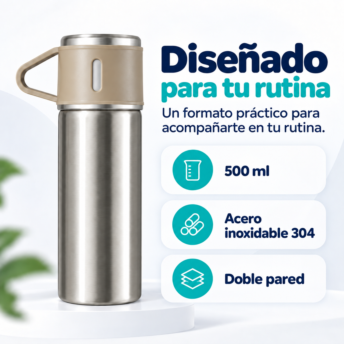Termo de Acero Inoxidable 500 ml | Tu Bebida Siempre a Mano