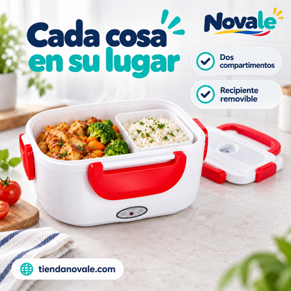 Lonchera Eléctrica Portátil | Comida Caliente en Casa y Carro