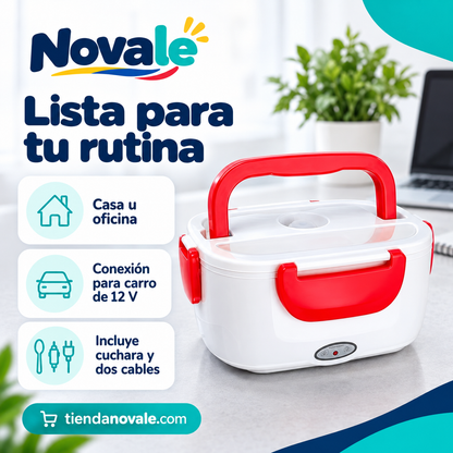 Lonchera Eléctrica Portátil | Comida Caliente en Casa y Carro