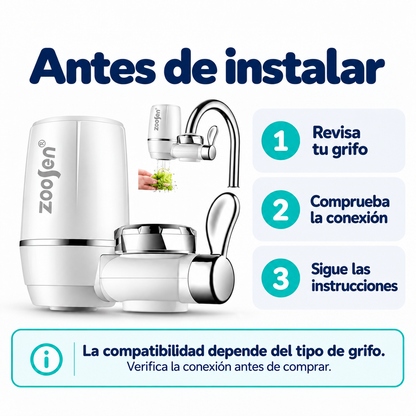 Filtro Purificador de Agua para Grifo | Sistema de 7 Niveles