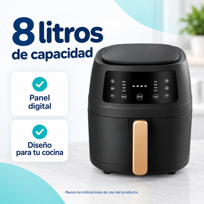Freidora de Aire Digital de 8 Litros | Cocina Práctica