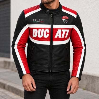 Chaqueta Ducati Black Rider para Hombre | Estilo Racing
