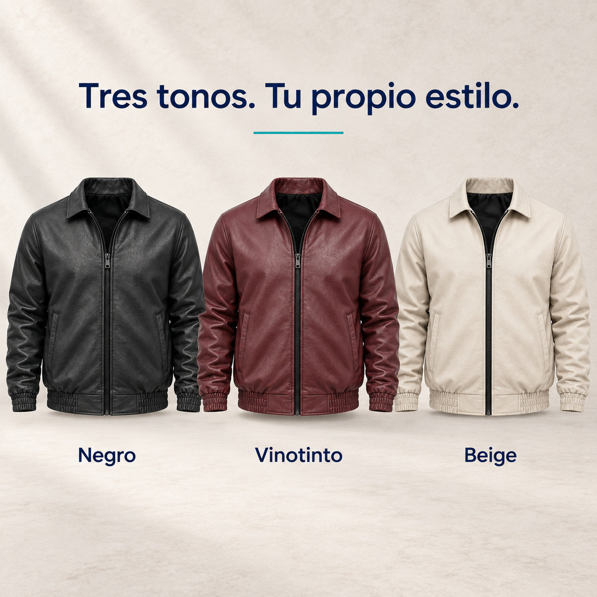 Chaqueta Wolf Urban Oversize para Hombre | Estilo Tipo Cuero