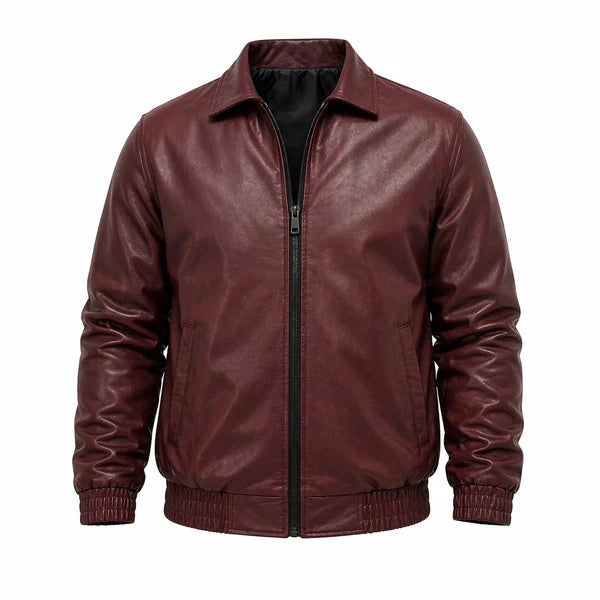 Chaqueta Wolf Urban Oversize para Hombre | Estilo Tipo Cuero