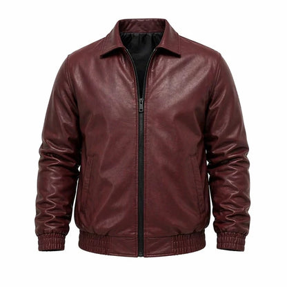 Chaqueta Wolf Urban Oversize para Hombre | Estilo Tipo Cuero
