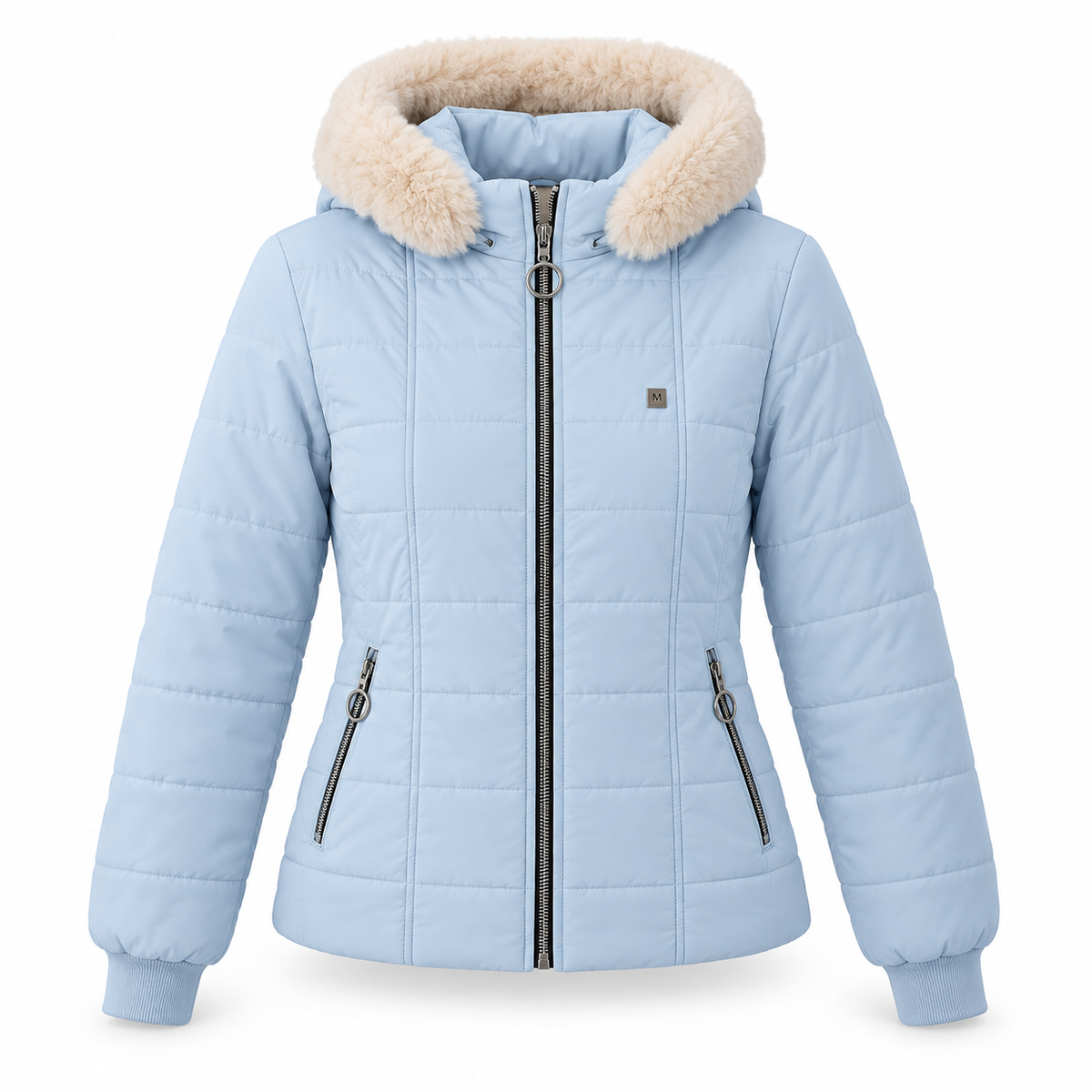 Chaqueta Ovejera para Mujer con Capota Removible | H99T