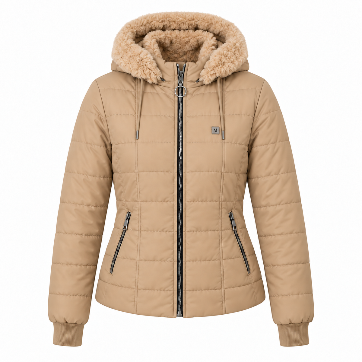 Chaqueta Ovejera para Mujer con Capota Removible | H99T