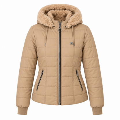 Chaqueta Ovejera para Mujer con Capota Removible | H99T