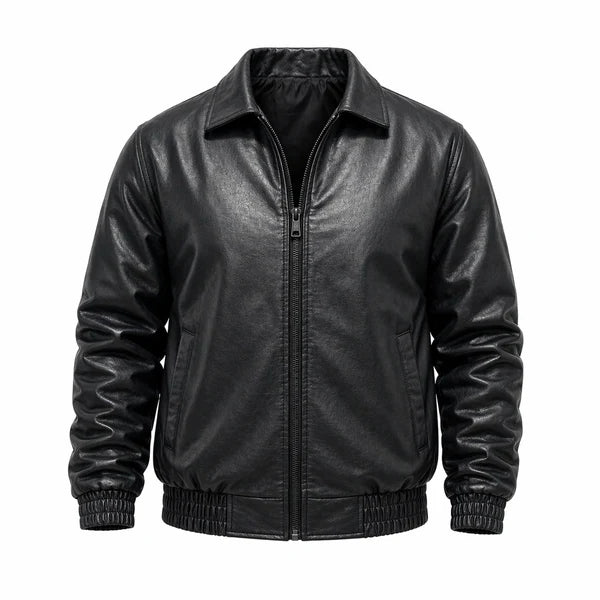 Chaqueta Wolf Urban Oversize para Hombre | Estilo Tipo Cuero