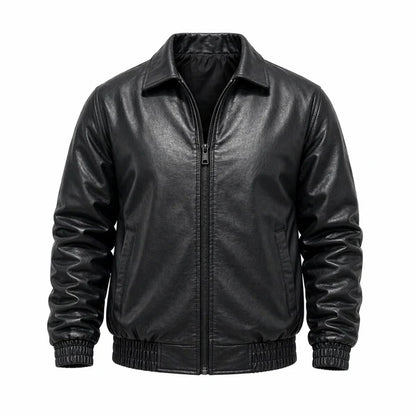 Chaqueta Wolf Urban Oversize para Hombre | Estilo Tipo Cuero
